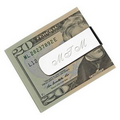 Nickel Plated Elongated Money Clip